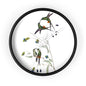 Hummingbirds Time Wall Clock - Expressive DeZien 