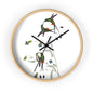 Hummingbirds Time Wall Clock - Expressive DeZien 