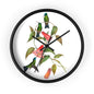 Hummingbird and Chilean Bellflower Time Wall Clock - Expressive DeZien 