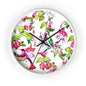 Hummingbird and Fuchsia Wall Clock - Expressive DeZien 