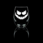 Halloween's Eerie Charm: 20.5oz Jack O Lantern Etched Stemless Wine Glass - Expressive DeZien 