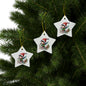 Christmas Hummingbird with Elf Rider - Christmas Ornament - Expressive DeZien 