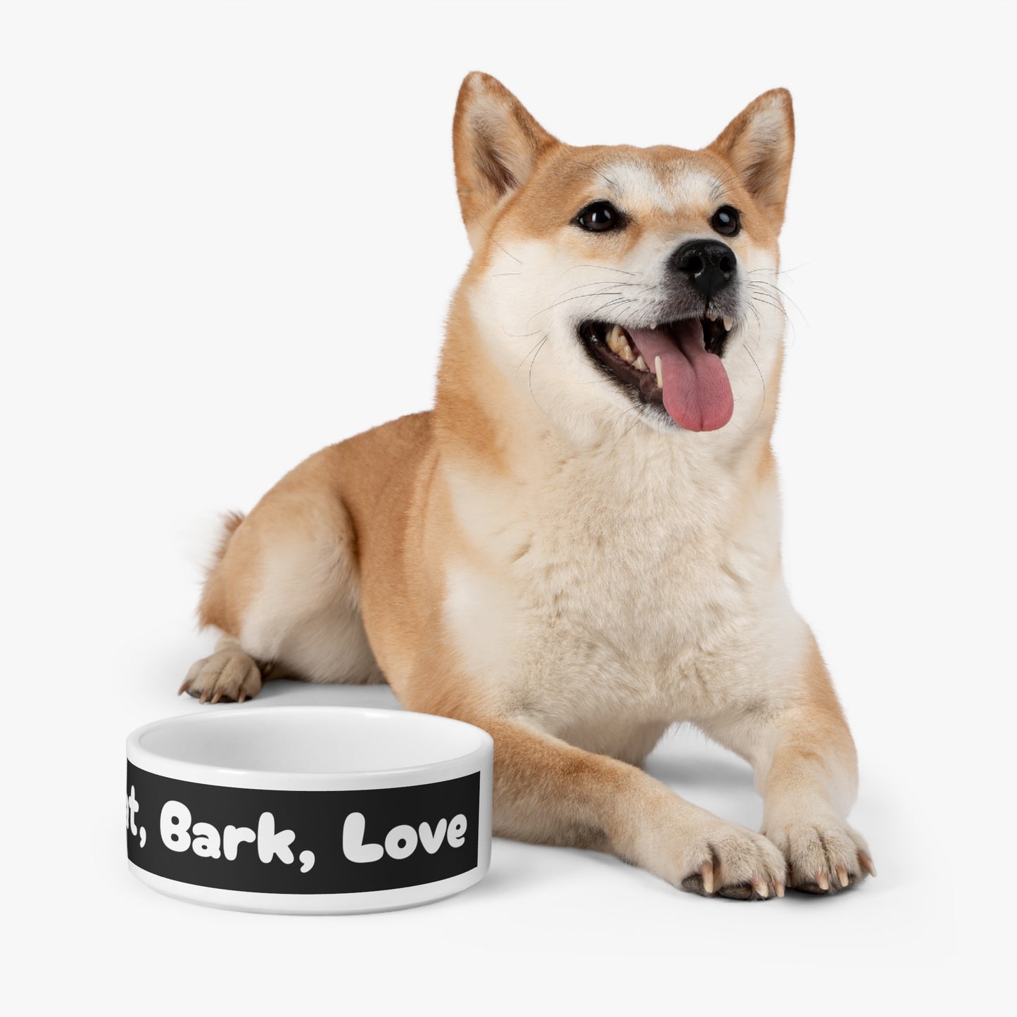 Pet Bowl Eat, Bark, Love - Expressive DeZien 