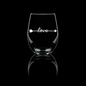 Love with Arrow Through It Sandblasted Etched Wine Glass 20.5oz | Valentine's Day - Expressive DeZien 