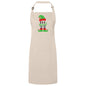 Elf Squad Bib Apron – Fun Baking Design, Eco-Friendly, Adjustable Neck