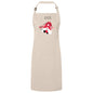 Jammin Gnome Apron (Cute Red Gnome Girl Listening to Love Music) - Expressive DeZien 