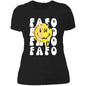 FAFO Retro Smile Ladies' Boyfriend T-Shirt - Expressive DeZien 