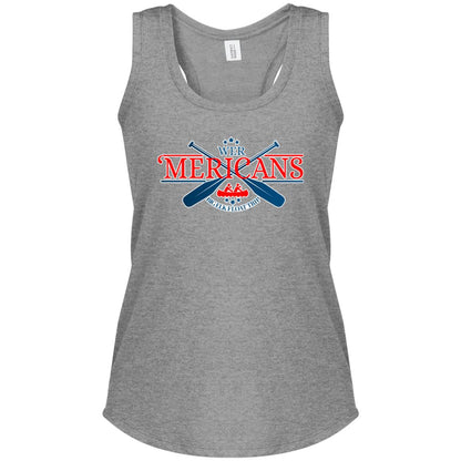 LIMITED EDITION 'MERICANS Women's Perfect Tri Racerback Tank - Expressive DeZien 