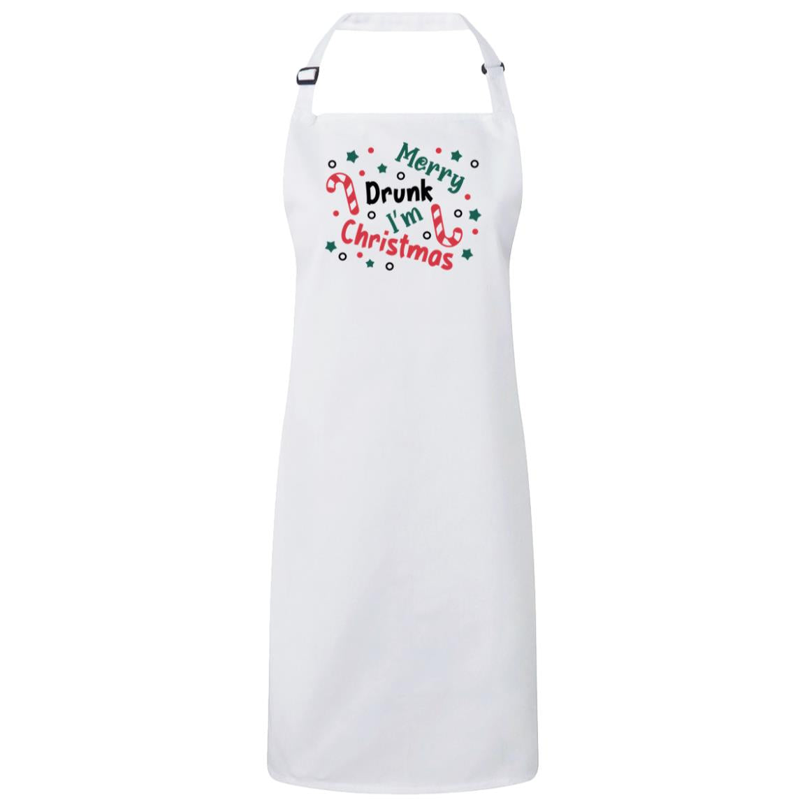 Merry Drunk I’m Christmas Bib Apron – Funny Holiday Design