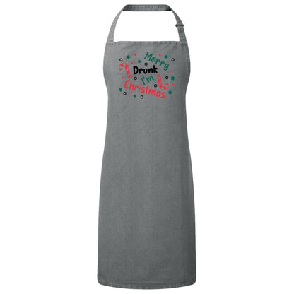 Merry Drunk I’m Christmas Bib Apron – Funny Holiday Design