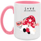 Jamin Gnome Love Moment 15oz Accent Mug - Expressive DeZien 