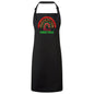 Merry Christmas Rainbow Bib Apron – Fun Baking Design, Eco-Friendly, Adjustable Neck