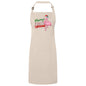 Merry Flocking Christmas Bib Apron – Fun Baking Design, Eco-Friendly, Adjustable Neck