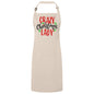 "Crazy Christmas Lady" Christmas Apron - Expressive DeZien 