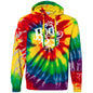 Rock n Roll Tie-Dyed Pullover Hoodie - Expressive DeZien 