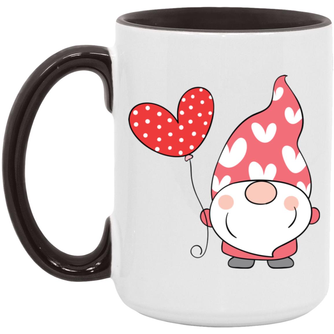 Gnome and Balloon 15oz Accent Mug - Expressive DeZien 