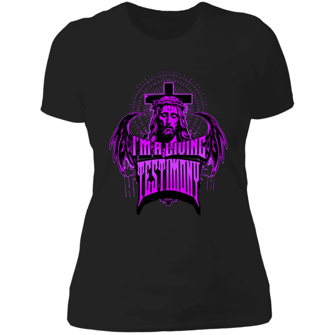 I'm a Living Testimony T-Shirt Pink - Expressive DeZien 