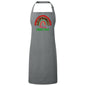 Merry Christmas Rainbow Bib Apron – Fun Baking Design, Eco-Friendly, Adjustable Neck