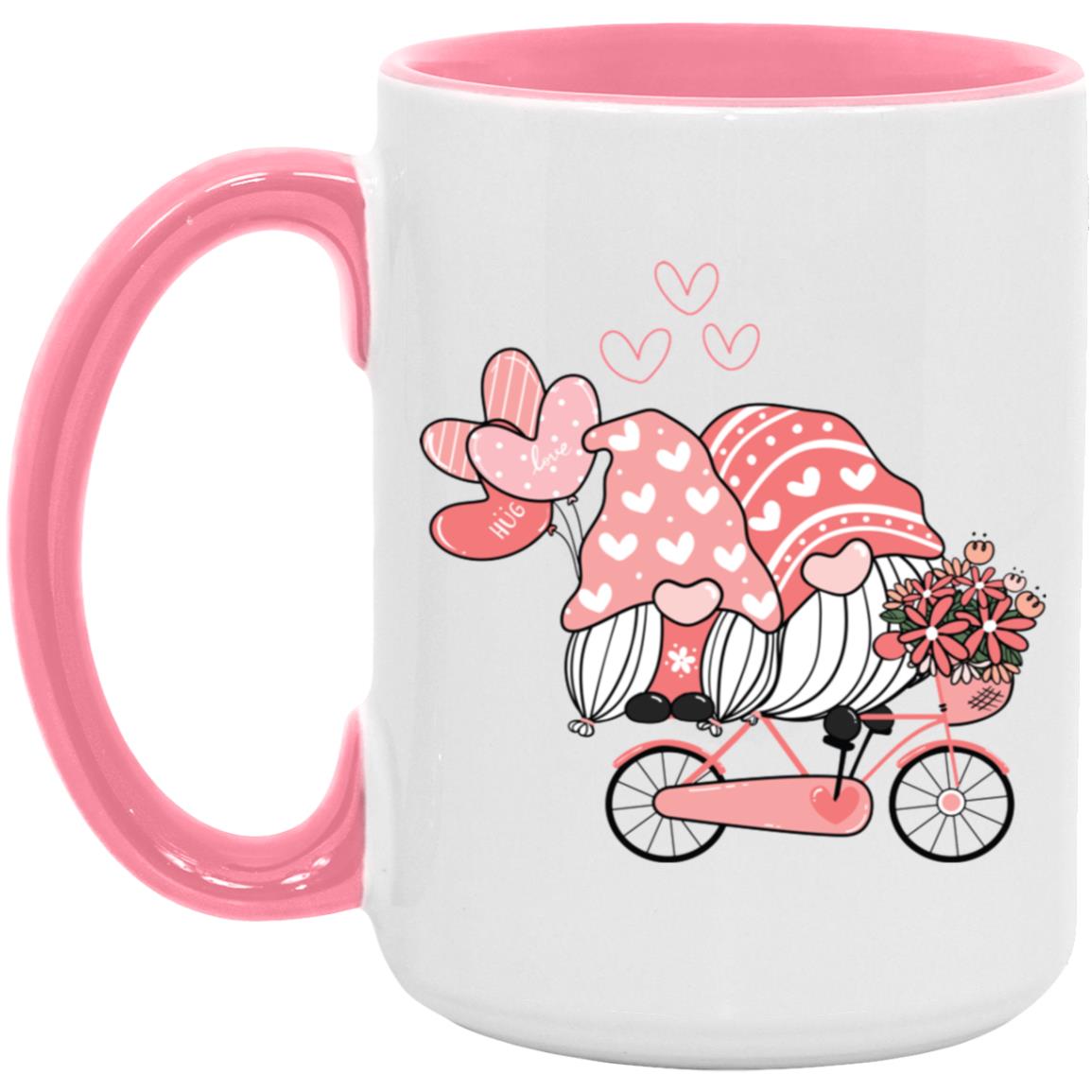 PeddleTogether Gnome 15oz Accent Mug - Expressive DeZien 