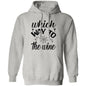 Which Way to the Wine Pullover Hoodie - Expressive DeZien 