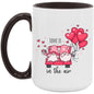 Gnome Love is in the air 15oz Accent Mug - Expressive DeZien 