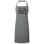 Tis the Season Christmas Bib Apron – Fun Baking Design, Eco-Friendly, Adjustable Neck