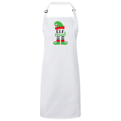 Elf Squad BChristmas Apron – Fun Baking Design, Eco-Friendly, Adjustable Neck