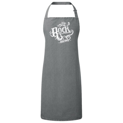 Rock and Roll Bib Apron – Fun Baking Design, Eco-Friendly, Adjustable Neck