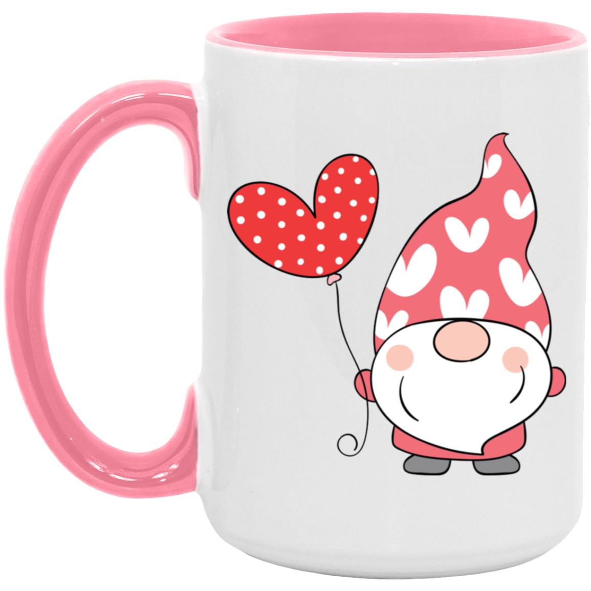 Gnome and Balloon 15oz Accent Mug - Expressive DeZien 