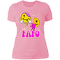 FAFO Fun Colorful Retro Ladies' Boyfriend T-Shirt - Expressive DeZien 