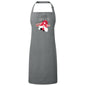 Jammin Gnome Apron (Cute Red Gnome Girl Listening to Love Music) - Expressive DeZien 