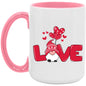 Gnome Love 15oz Accent Mug - Expressive DeZien 