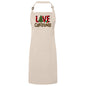 Love Christmas Bib Apron – Fun Baking Design, Eco-Friendly, Adjustable Neck