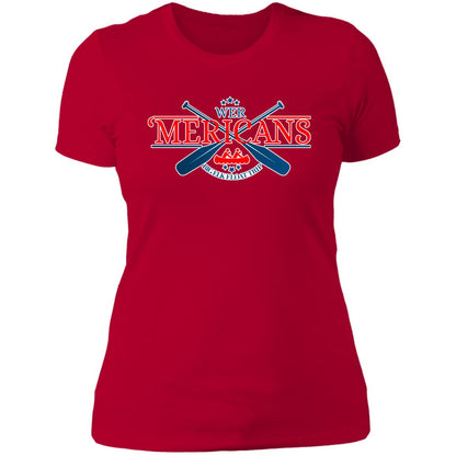 LIMITED EDITION 'MERICANS Ladies' Boyfriend T-Shirt - Expressive DeZien 