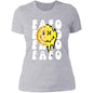 FAFO Retro Smile Ladies' Boyfriend T-Shirt - Expressive DeZien 