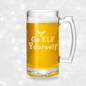 Go Elf Yourself - 26.5oz Tavern Beer Mug | Christmas - Expressive DeZien 