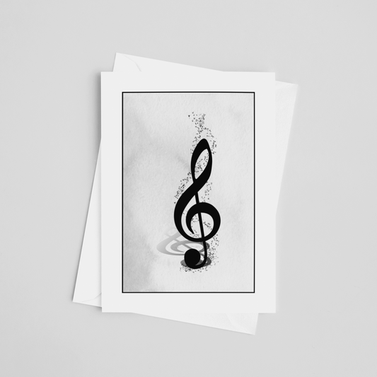 Music Surrounded Greeting Cards 5" x 7"