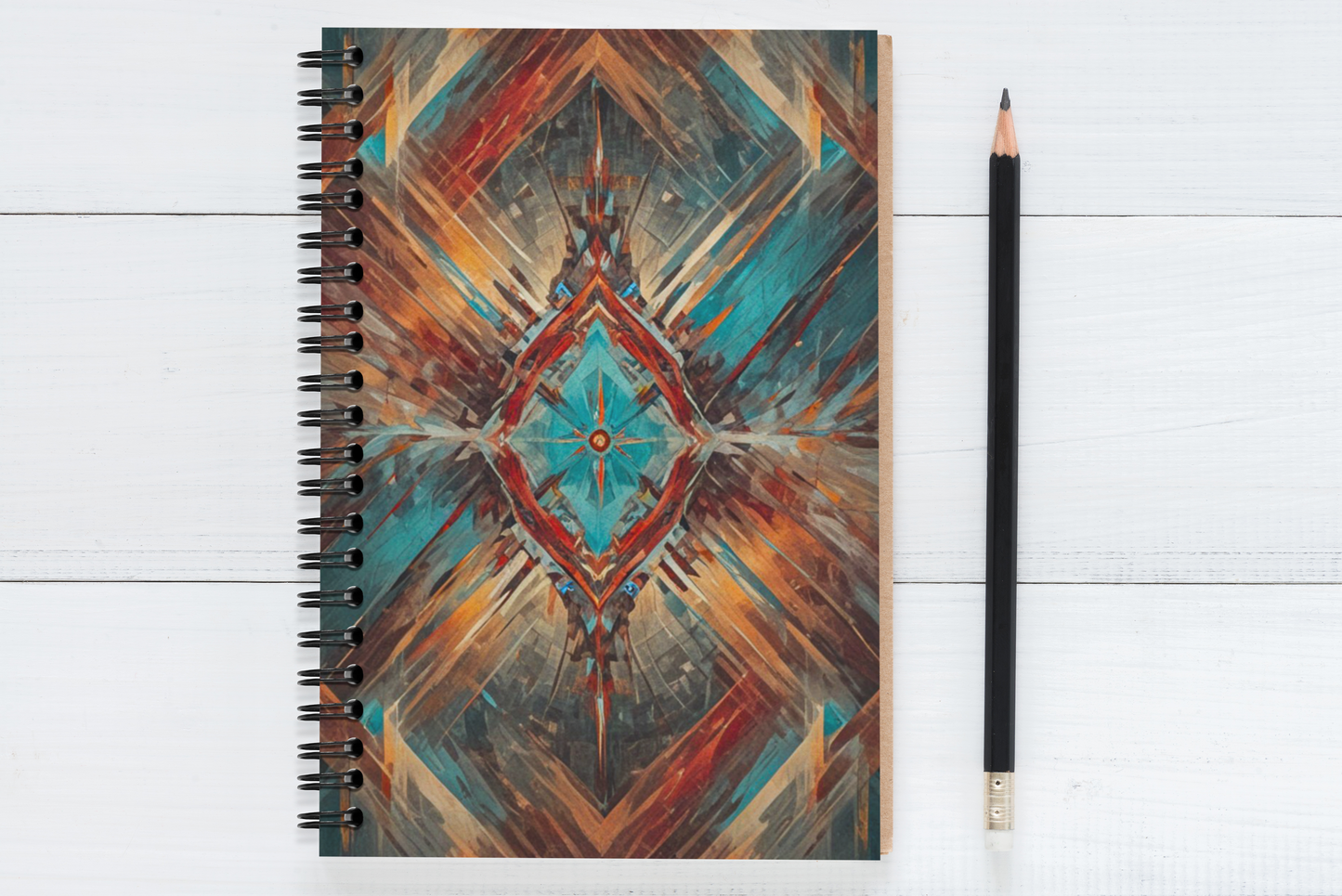 Lined Journal 5x7 | Wire-Bound Radiant Shield Journal