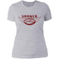 Sooner Girl Ladies' Next Level Boyfriend T-Shirt - Expressive DeZien 