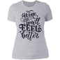 Wine you'll feel better Ladies' Boyfriend T-Shirt - Expressive DeZien 