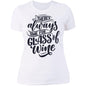 Time for Wine Ladies' Boyfriend T-Shirt - Expressive DeZien 