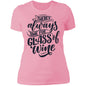 Time for Wine Ladies' Boyfriend T-Shirt - Expressive DeZien 