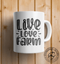 Live Love Farm 15oz. Mug - Expressive DeZien 