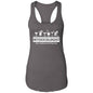 Intoxicologist Bartender Ladies Ideal Racerback Tank - Expressive DeZien 