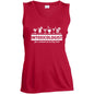 Intoxicologist Bartender Ladies' Sleeveless V-Neck Performance Tee - Expressive DeZien 