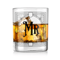 Personalized Whiskey Tumbler for Grooms - Mr. Printed Glass - Expressive DeZien 